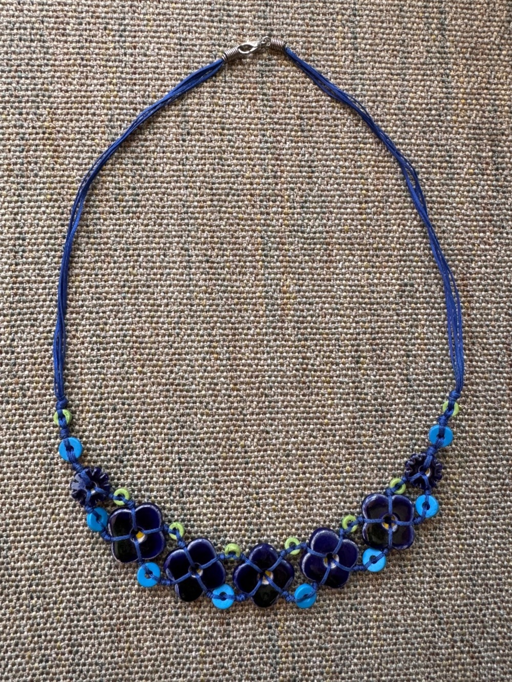 Beaded Flower Necklace